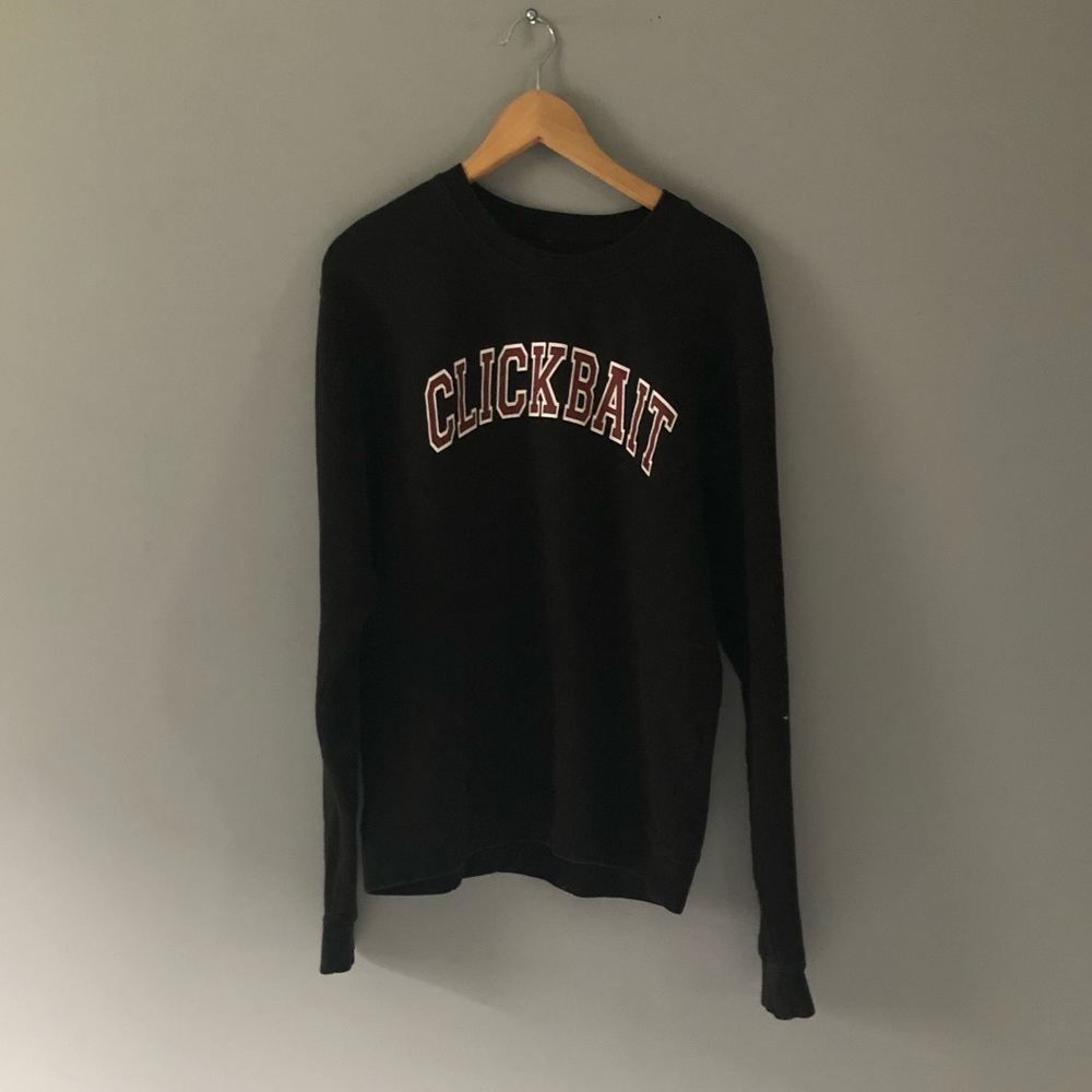 David Dobrik Clickbait Merch black sweater
